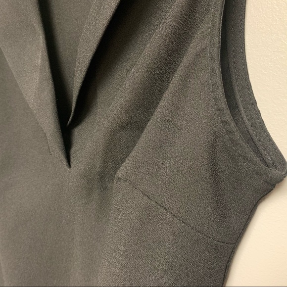 Vintage 60s/70s Sharp Collar Sleeveless Blouse - Picture 8 of 12